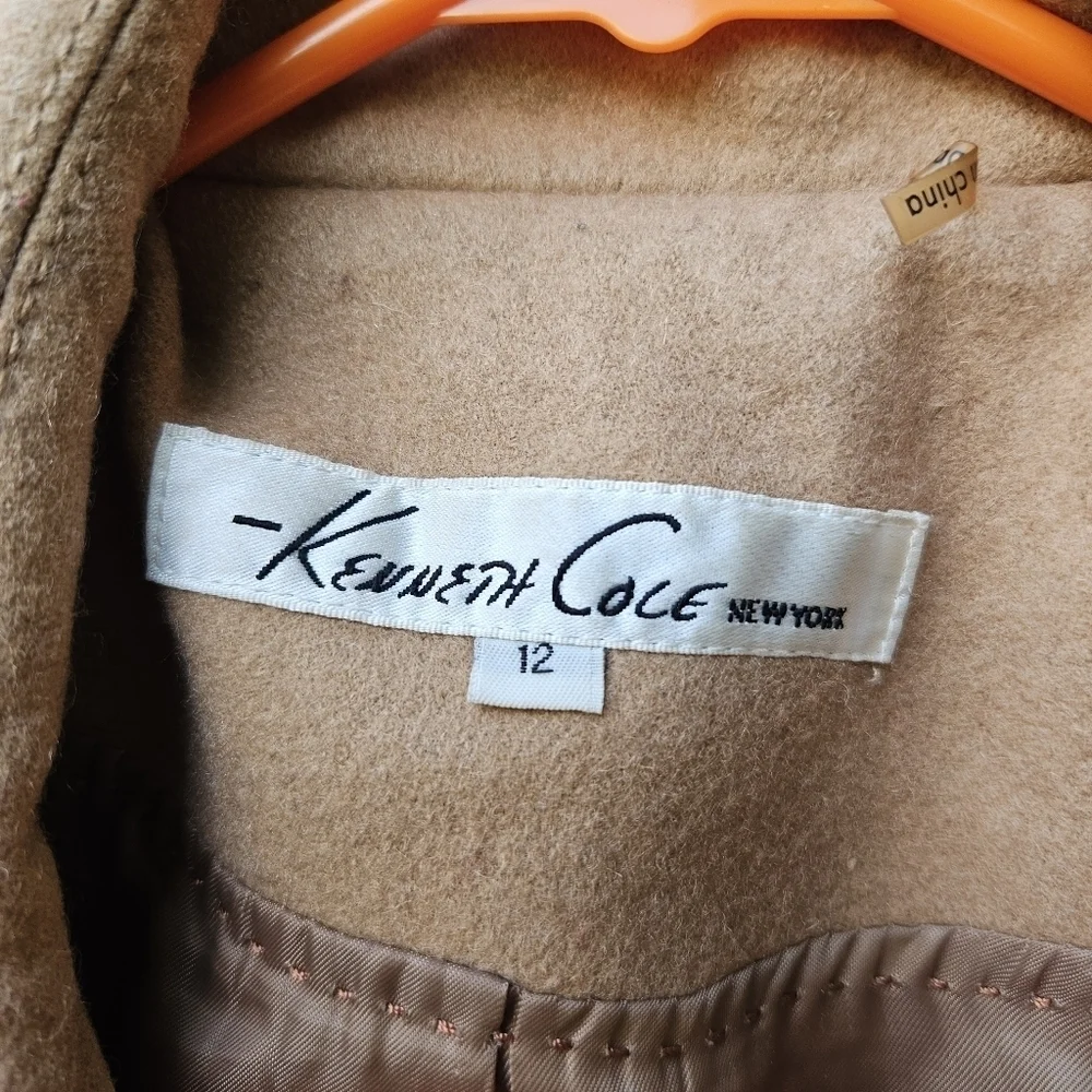 Kenneth Cole New York tan wool